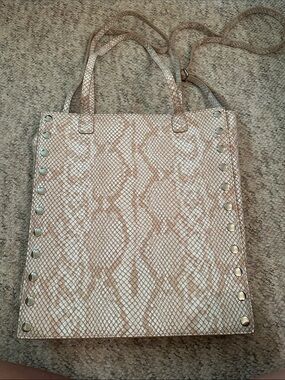 Final Price Hammitt NWOT Snake-Print Tote Bag in Beige